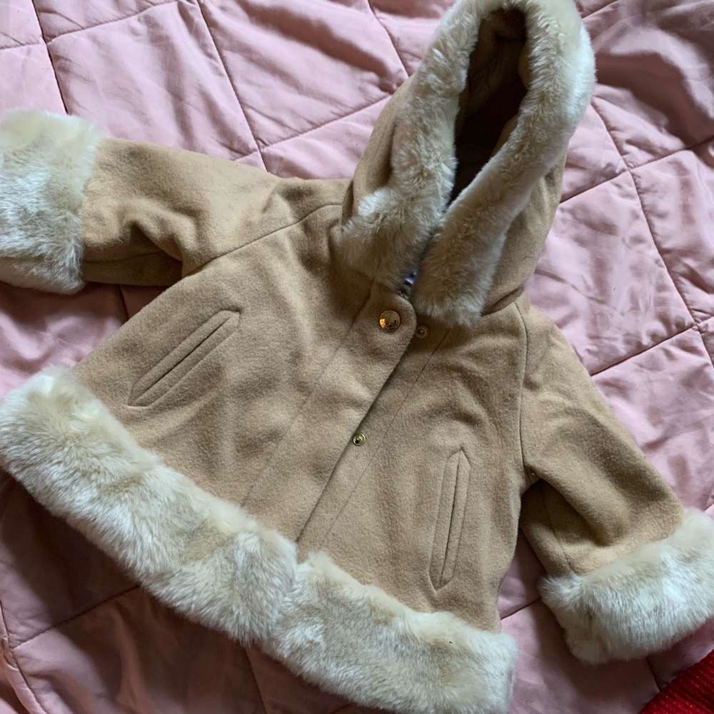 Chloe Tan and Cream Kids Jacket